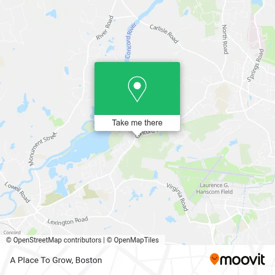 A Place To Grow map