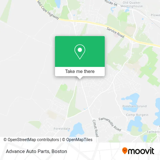 Advance Auto Parts map