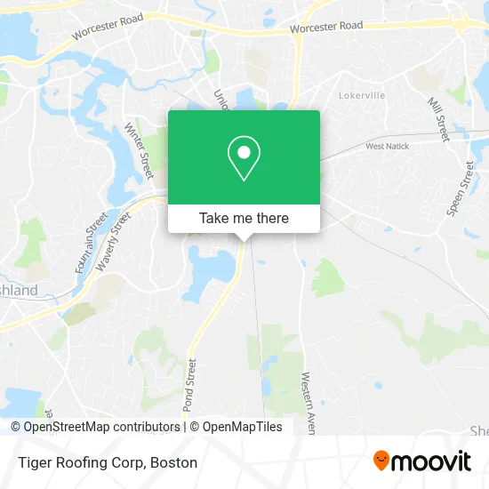 Tiger Roofing Corp map