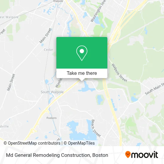Md General Remodeling Construction map