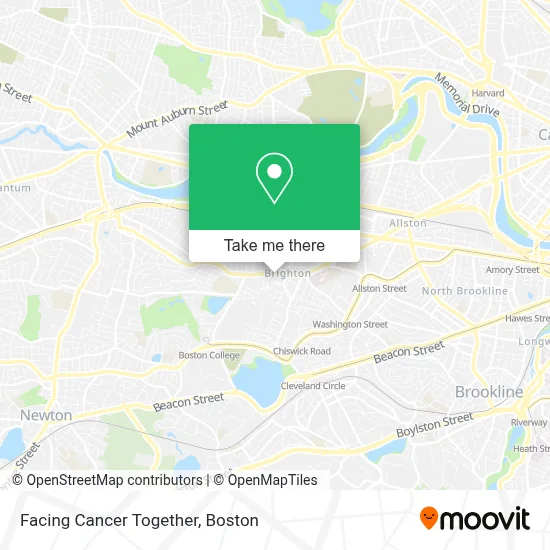 Facing Cancer Together map