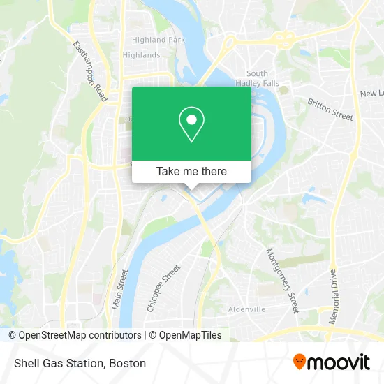 Shell Gas Station map