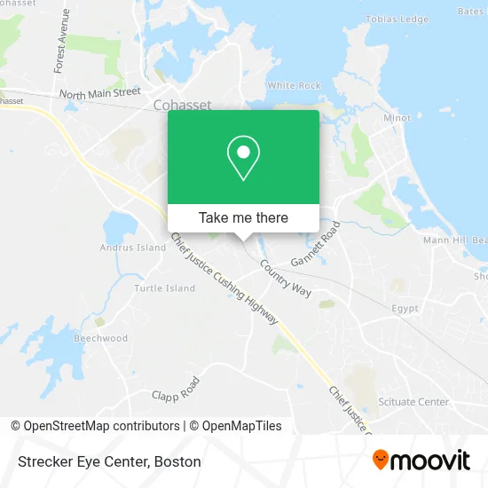 Strecker Eye Center map