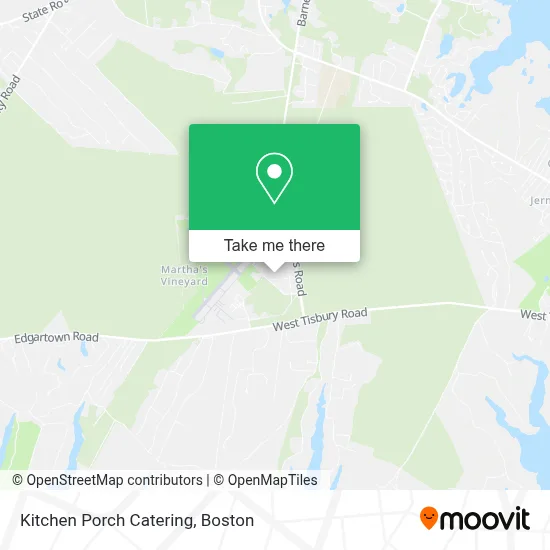 Kitchen Porch Catering map