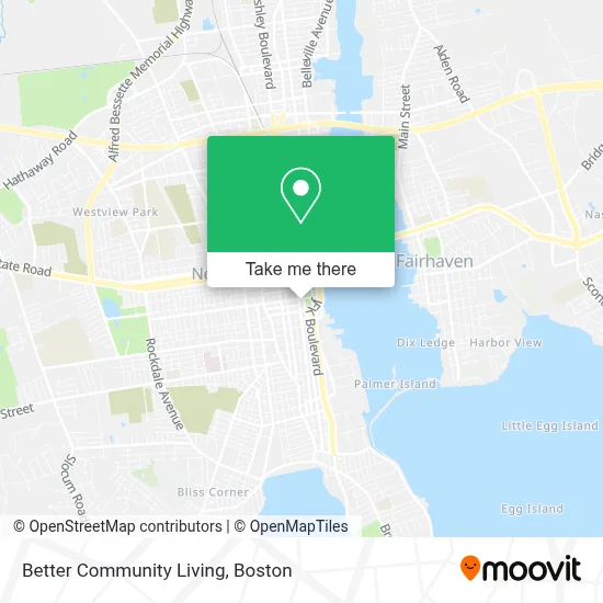 Better Community Living map