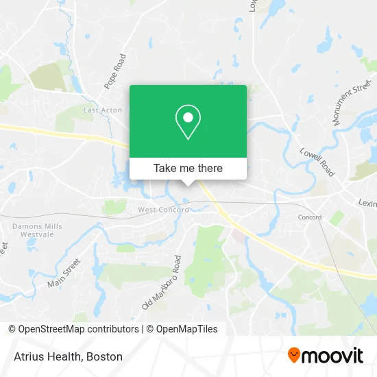 Atrius Health map