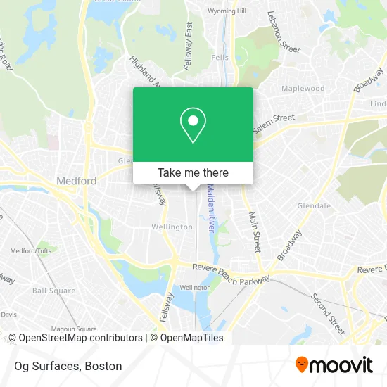 Og Surfaces map