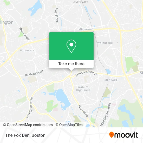 The Fox Den map