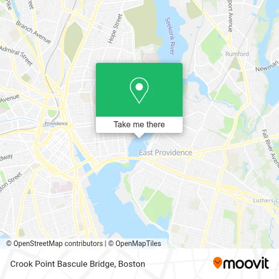 Crook Point Bascule Bridge map