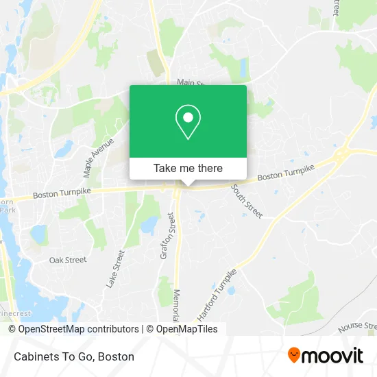 Cabinets To Go map