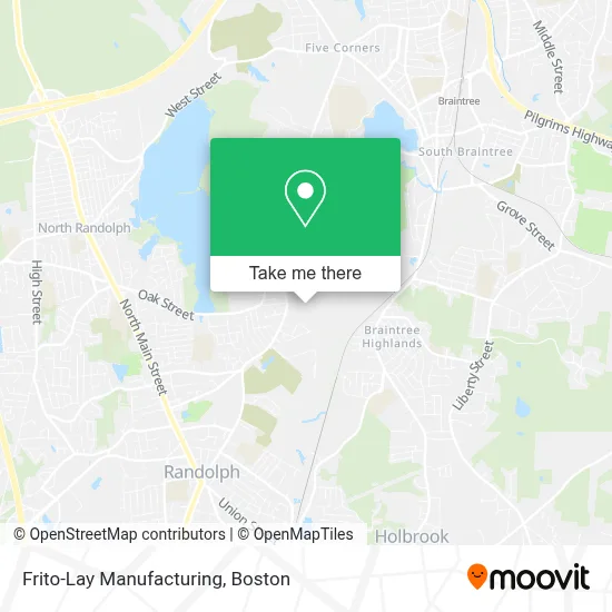 Frito-Lay Manufacturing map