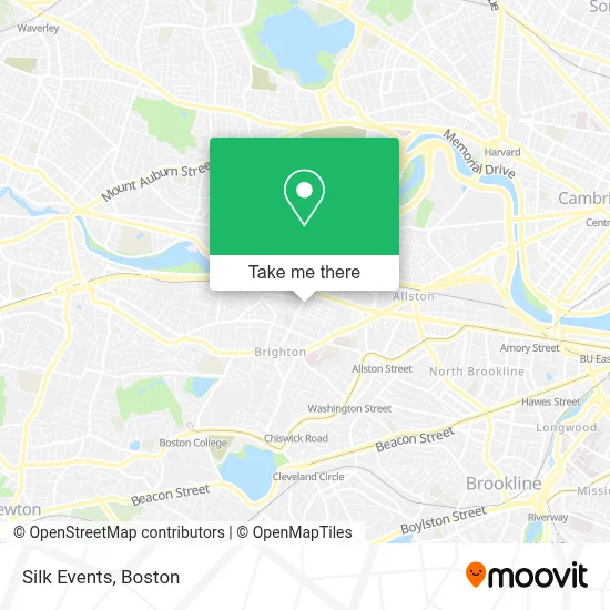 Silk Events map