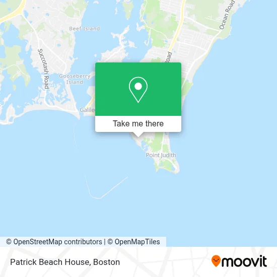 Patrick Beach House map