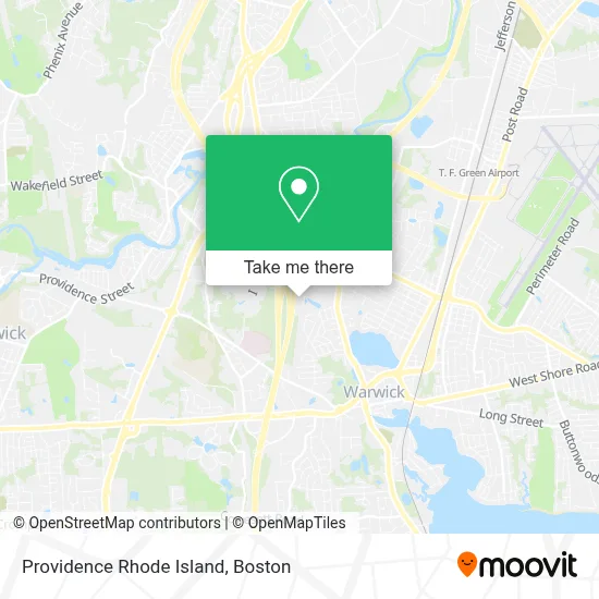 Providence Rhode Island map