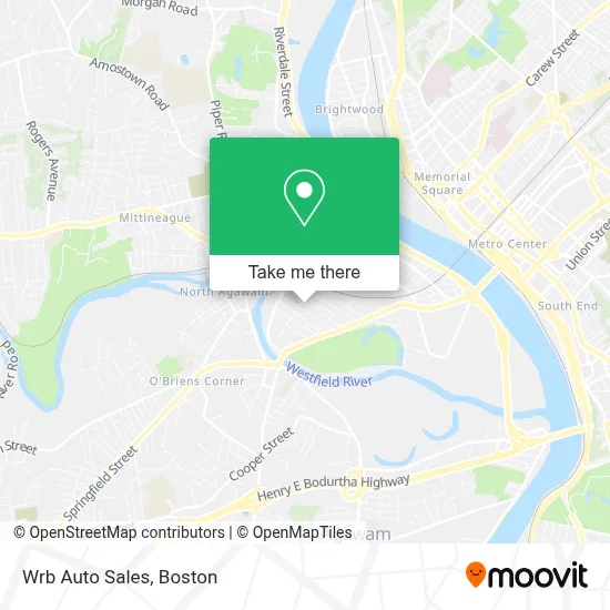 Wrb Auto Sales map