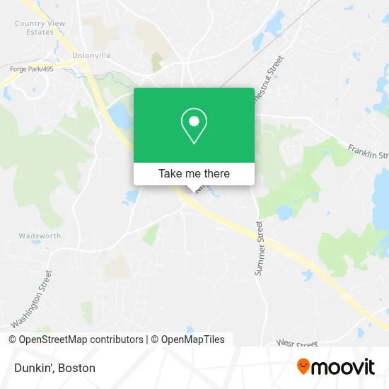 Dunkin' map