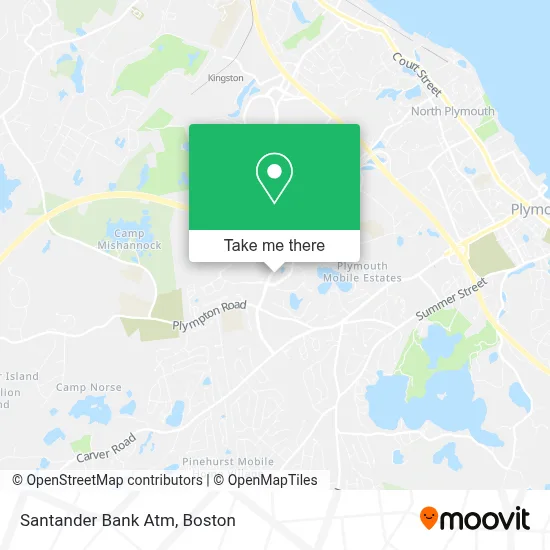 Santander Bank Atm map