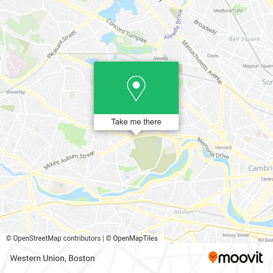 Western Union map