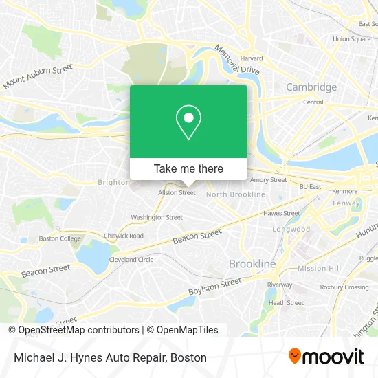 Michael J. Hynes Auto Repair map