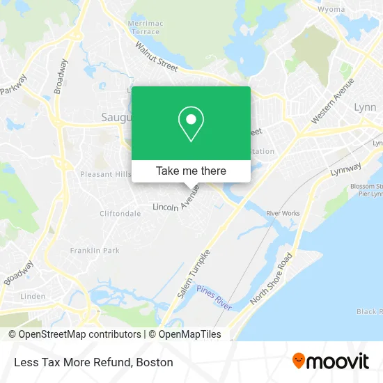 Less Tax More Refund map