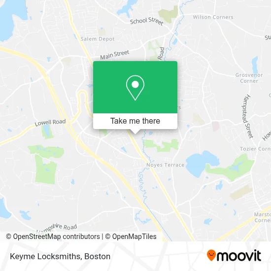 Keyme Locksmiths map