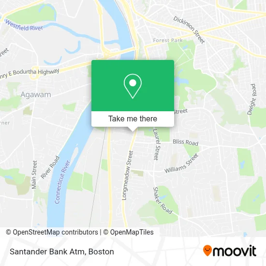 Santander Bank Atm map