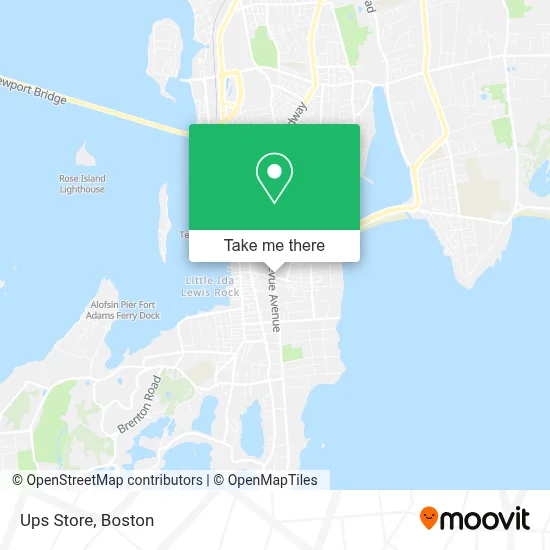 Ups Store map