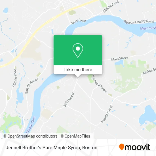 Jennell Brother's Pure Maple Syrup map
