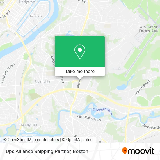 Ups Alliance Shipping Partner map