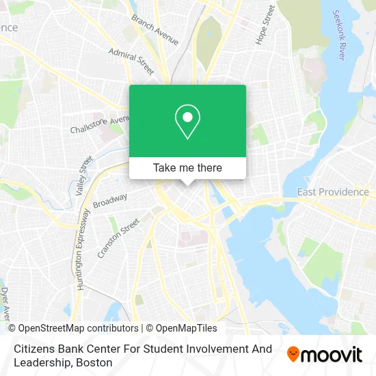 Citizens Bank Center For Student Involvement And Leadership map