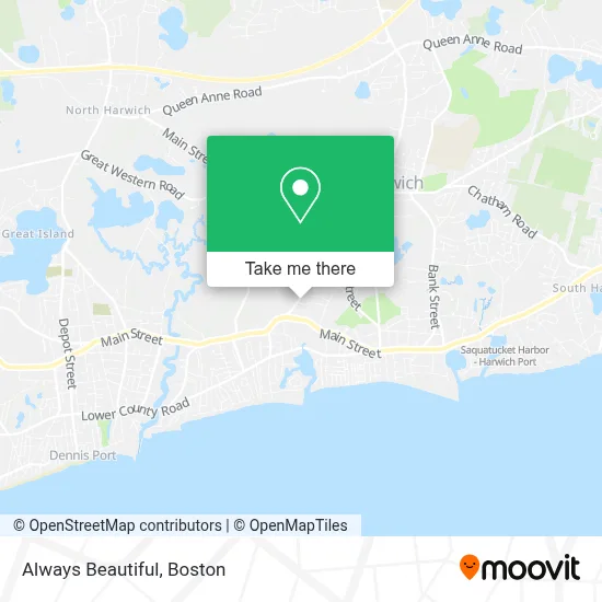 Always Beautiful map