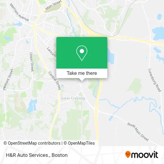 H&R Auto Services. map