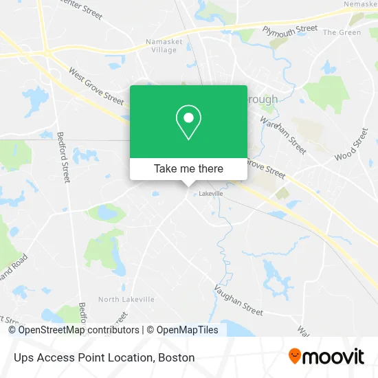 Ups Access Point Location map