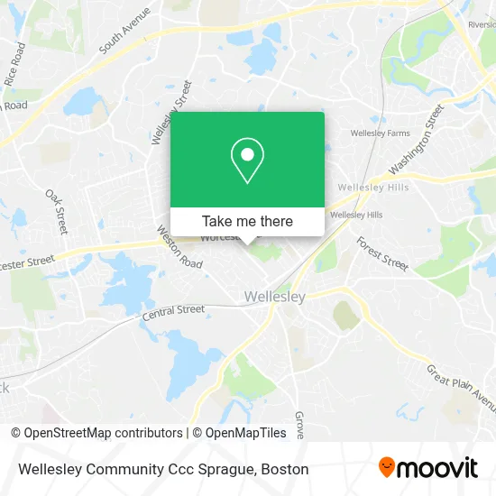 Wellesley Community Ccc Sprague map