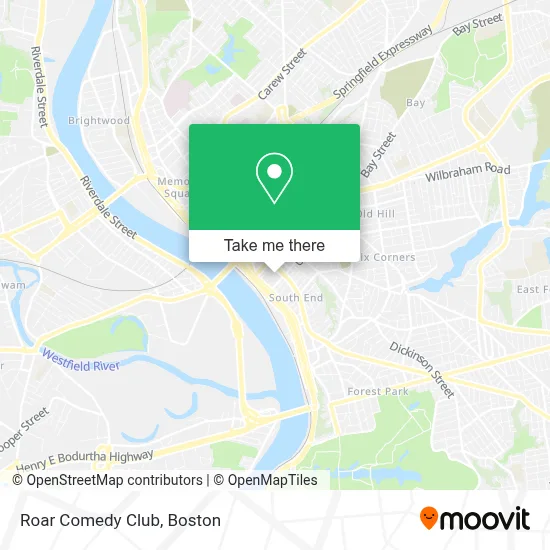 Roar Comedy Club map