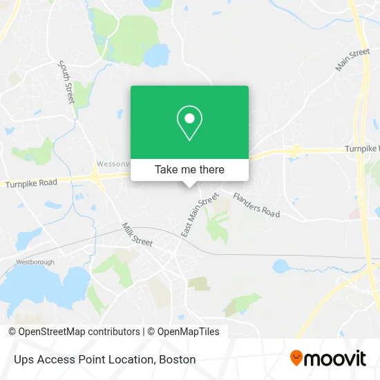 Ups Access Point Location map