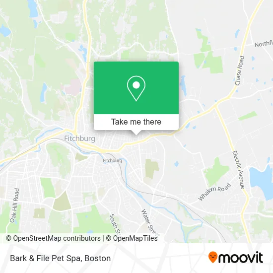 Bark & File Pet Spa map