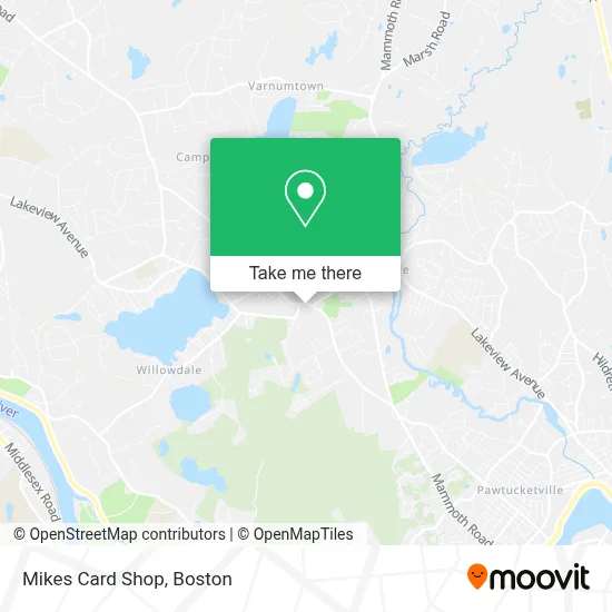 Mikes Card Shop map