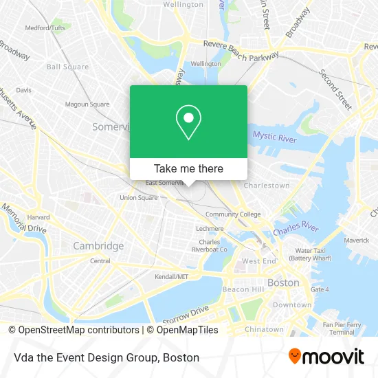 Vda the Event Design Group map