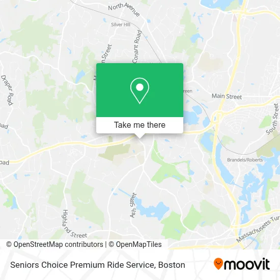 Seniors Choice Premium Ride Service map