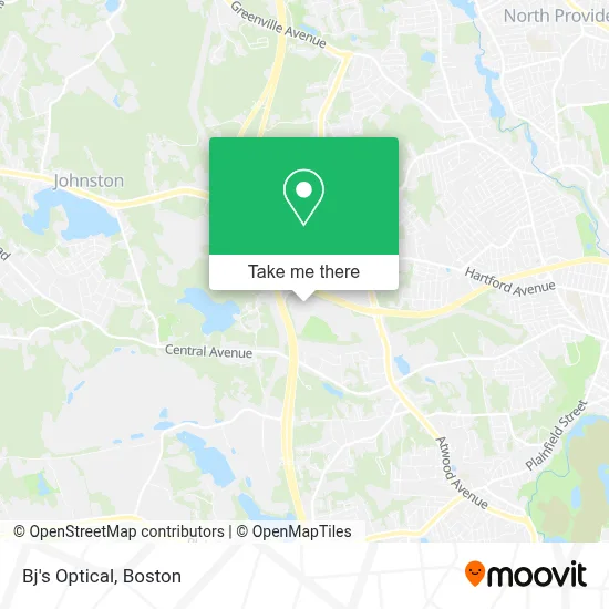 Bj's Optical map