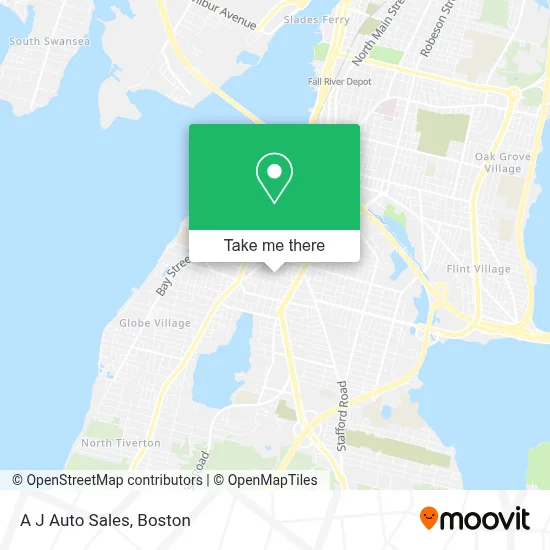 A J Auto Sales map