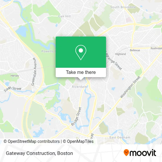 Gateway Construction map