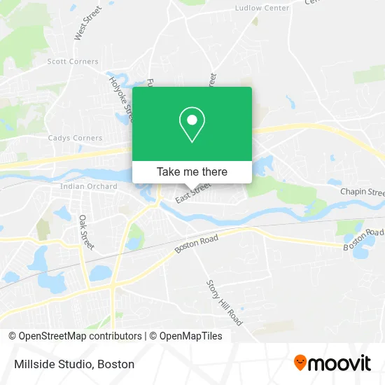 Millside Studio map