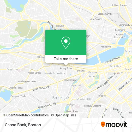 Chase Bank map