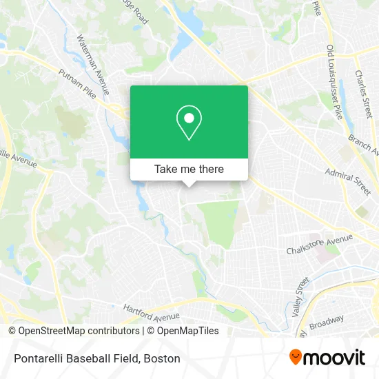 Pontarelli Baseball Field map