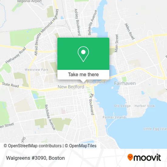 Walgreens #3090 map