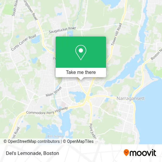 Del's Lemonade map