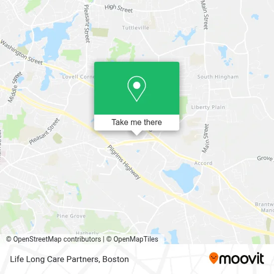 Life Long Care Partners map