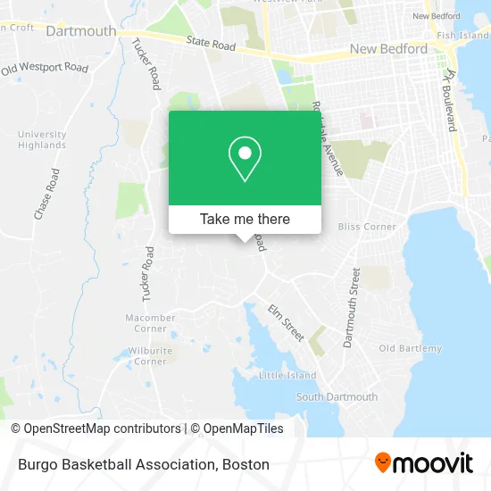 Burgo Basketball Association map